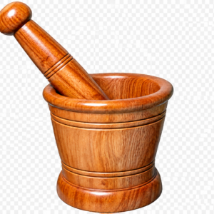 Wooden Mortar and Pestle Set