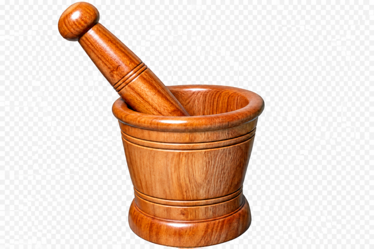 Wooden Mortar and Pestle Set