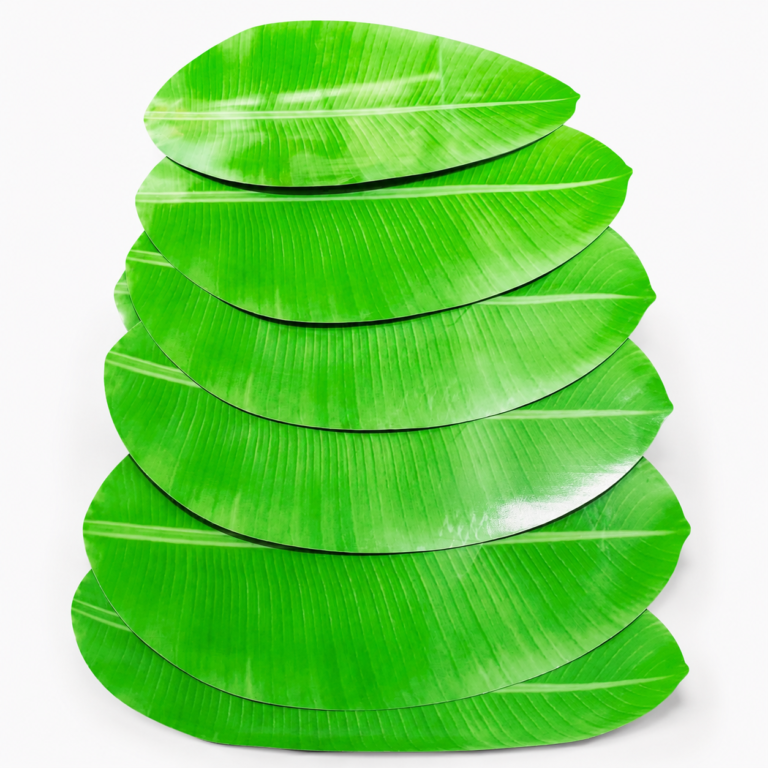 6-Piece Banana Leaf Dining Mat
