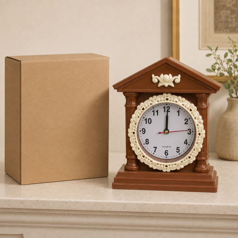 ঘর-আকৃতির টেবিল ঘড়ি | House-Shaped Table Clock