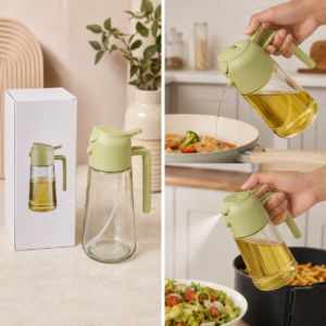 2-in-1 Multifunctional Oil Pot & Sprayer 470ml